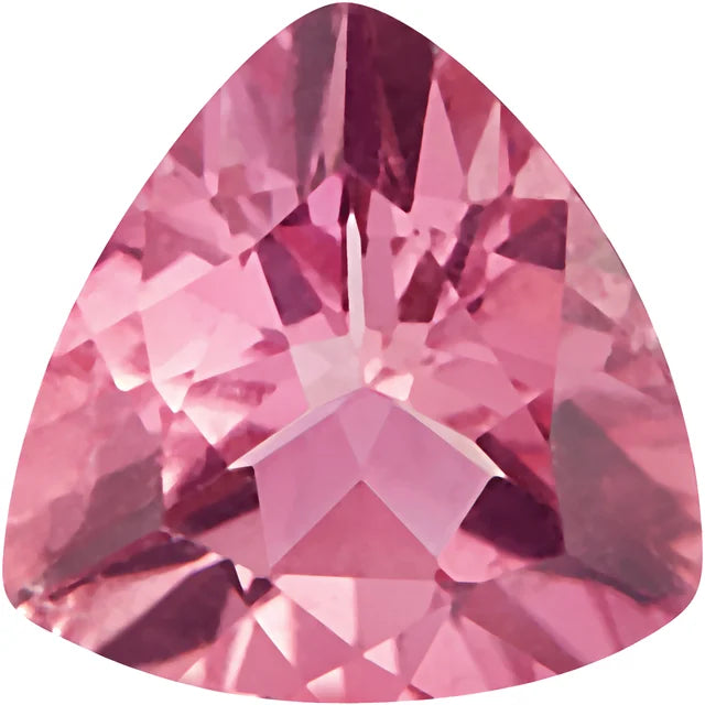 Trillion Pink Tourmaline Natural Gemstones