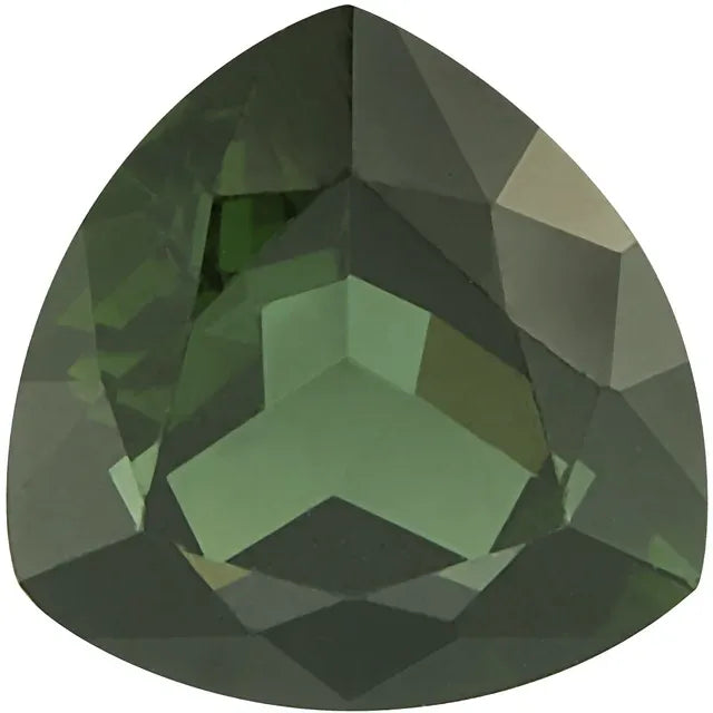 Trillion Green Tourmaline Natural Gemstones