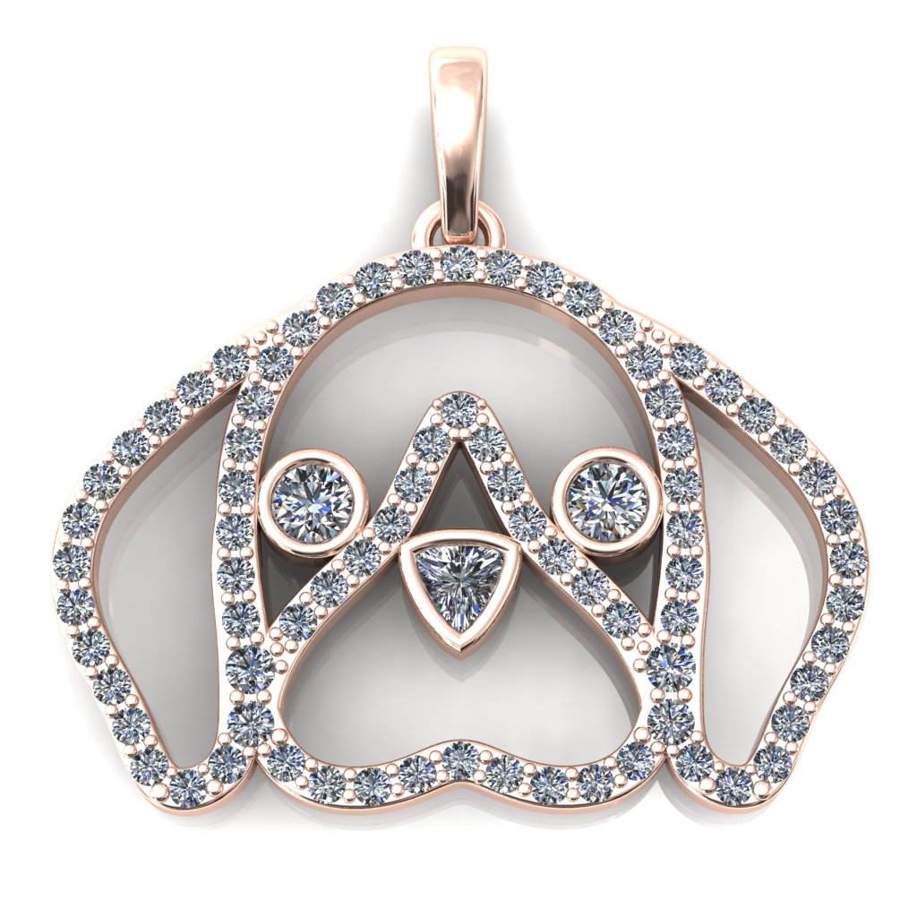 Beagle Furbaby Pendant