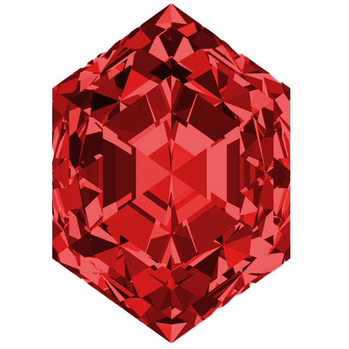 Elongated Hexagon FAB Lab-Grown Padparadscha Sapphire Gems