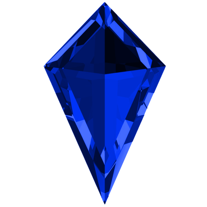 Kite FAB Lab-Grown Blue Sapphire Gems