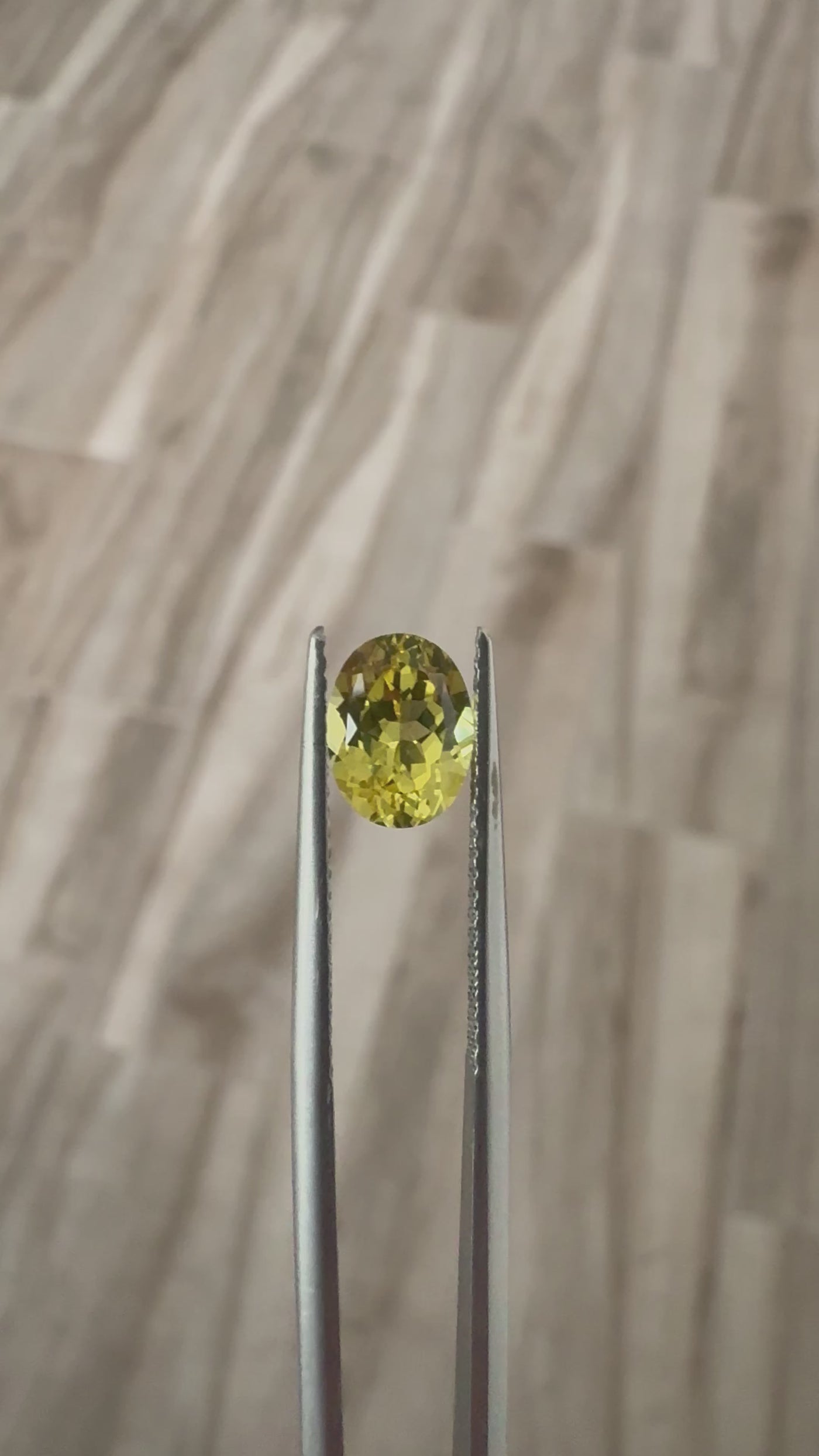 Oval FAB Lab-Grown Yellow Sapphire Gems