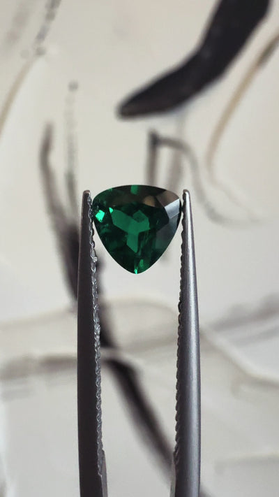 Trillion FAB Lab-Grown Emerald Gems