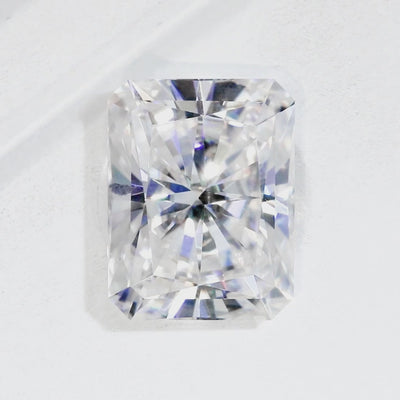 Radiant Diamond Faceted FAB Moissanite Loose Stone