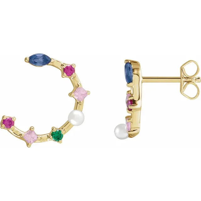 Love In Color Gift Set: 2 Rings & 1 Pair of Earrings