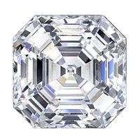 1.52 Carat Asscher Diamond-FIRE & BRILLIANCE