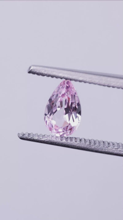 Pear FAB Lab-Grown Pink Sapphire Gems
