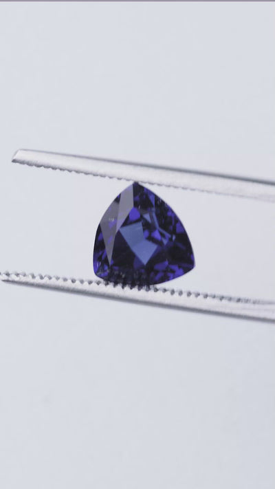 Trillion FAB Lab-Grown Blue Sapphire Gems