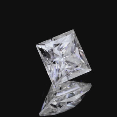 Princess Diamond Faceted FAB Moissanite Loose Stone