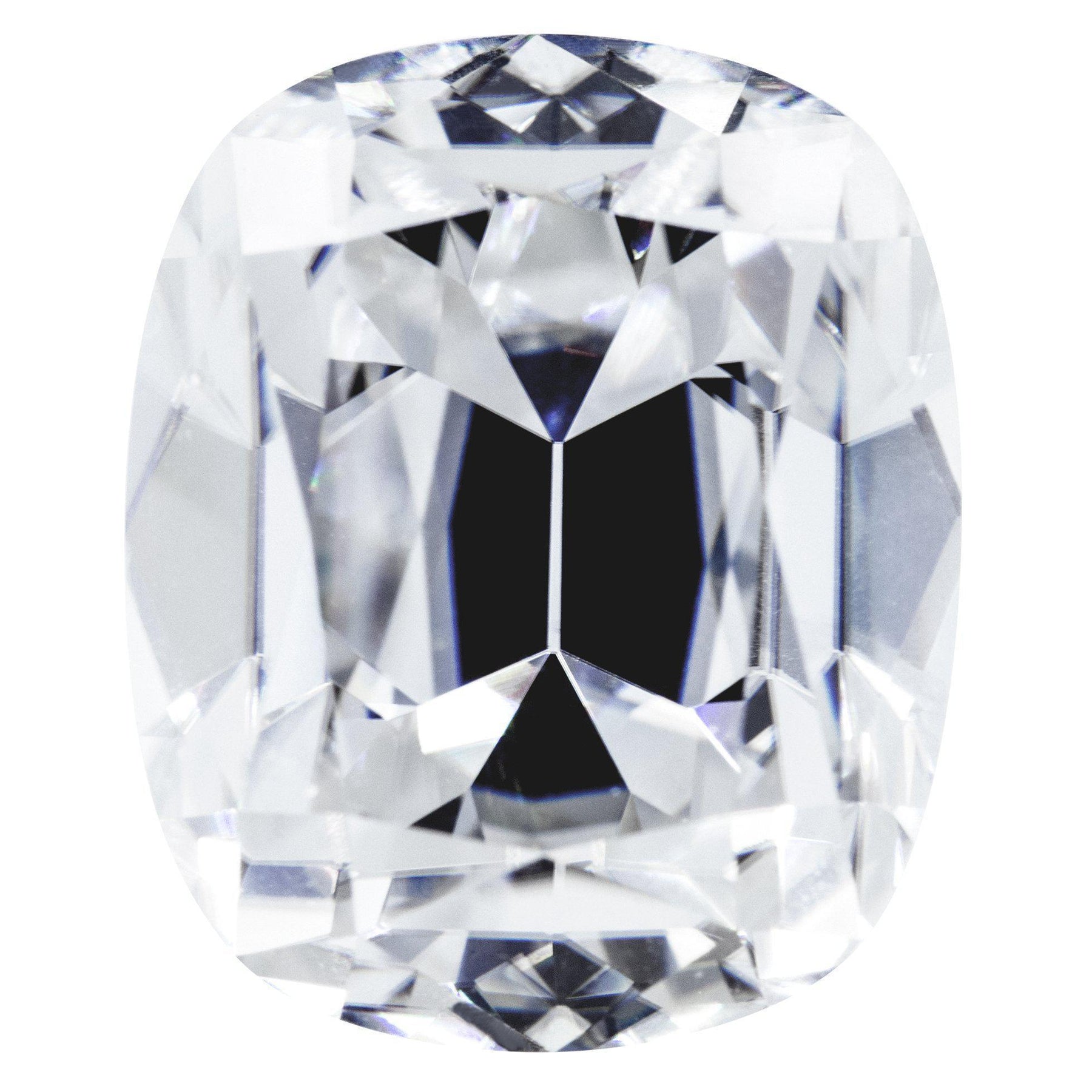 Antique Cushion Elongated Old Mine Cut (OMC) Heirloom FAB Moissanite Loose Stone