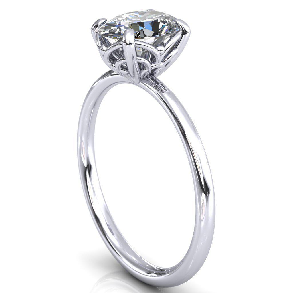 Sphere Ring Intersection Bond Oval Center Stone Arches With Intersection Spheres Engagement Rin ...