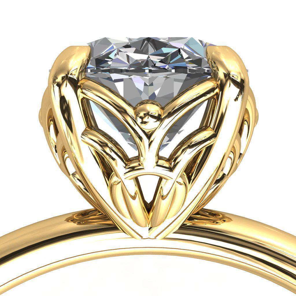 Sphere Ring Intersection Bond Oval Center Stone Arches With Intersection Spheres Engagement Rin ...
