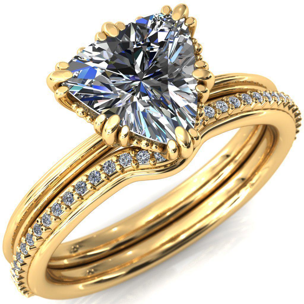 Botticelli Trillion Moissanite 6-Fancy Prong Engagement Ring-Custom-Made Jewelry-Fire & Brilliance ®