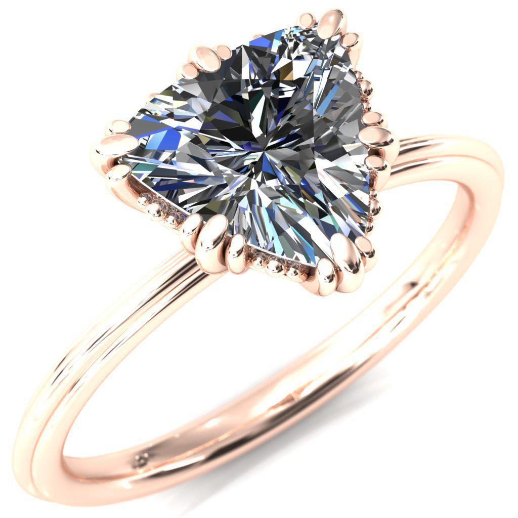 Botticelli Trillion Moissanite 6-Fancy Prong Engagement Ring-Custom-Made Jewelry-Fire & Brilliance ®