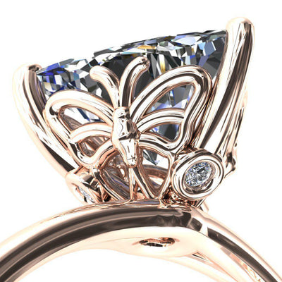 14k Gold Butterfly Diamond Ring – David's House of Diamonds