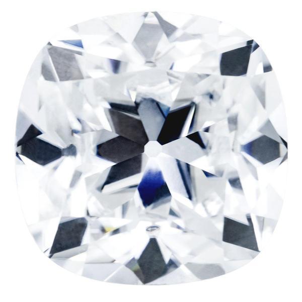 Certified OMC Cushion Fire & Brilliance Loose Moissanite Stone - 2.00 Carats - G Color - VVS1 Clarity-FIRE & BRILLIANCE
