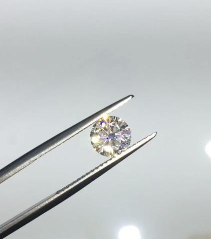 Certified Round Forever One Charles & Colvard Loose Moissanite Stone - 1.00 Carats - D Color - VVS1 Clarity-FIRE & BRILLIANCE