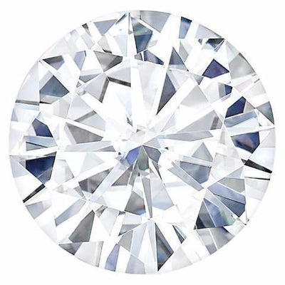 Certified Round Forever One Charles & Colvard Loose Moissanite Stone - 1.00 Carats - D Color - VVS1 Clarity-FIRE & BRILLIANCE