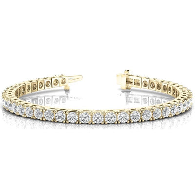 Classic Tennis Moissanite or Diamond Bracelet-Custom-Made Jewelry-Fire & Brilliance ®