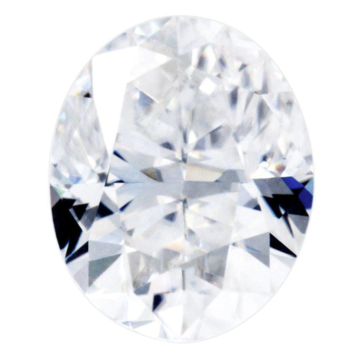 Crushed Ice Oval First Crush FAB Moissanite Loose Stone