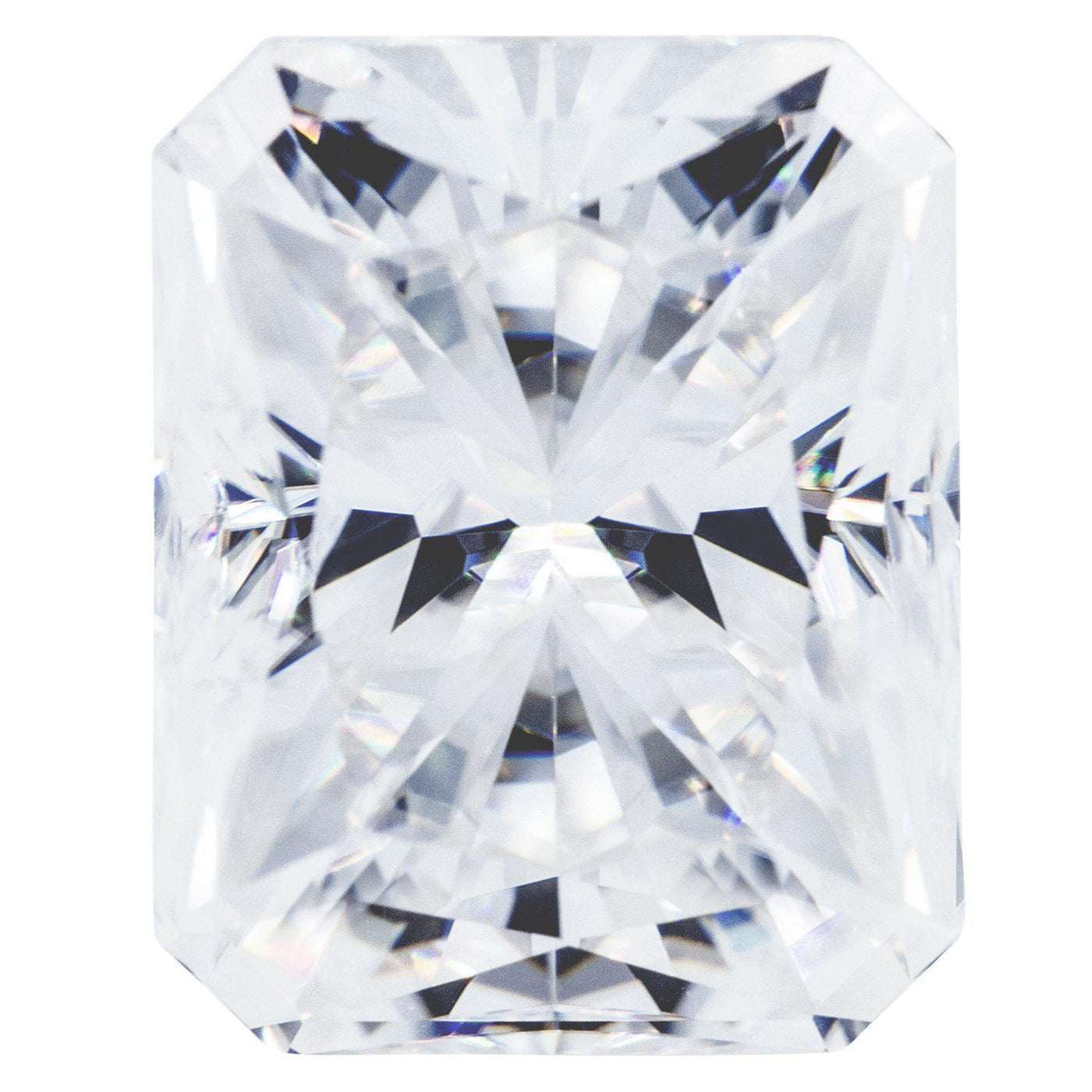 Crushed Ice Radiant First Crush FAB Moissanite Loose Stone