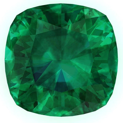 Cushion Chatham Lab-Grown Emerald Gems-Chatham Lab-Grown Gems-Fire & Brilliance ®