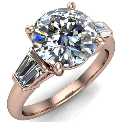 Desi Round Center Stone Double Baguette Diamond Side Engagement Ring 2 664dac14 aea9 4b44 8a98