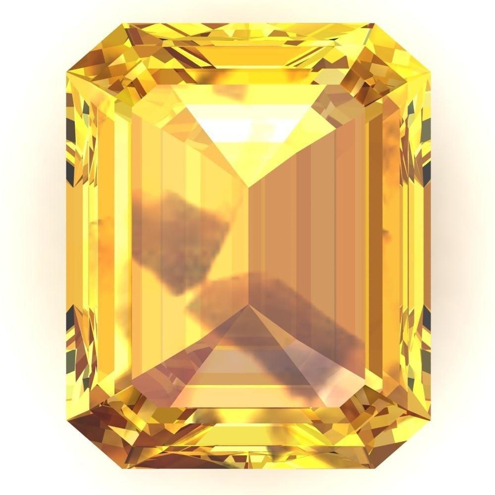 Emerald Chatham Lab-Grown Yellow Sapphire Gems-Chatham Lab-Grown Gems-Fire & Brilliance ®