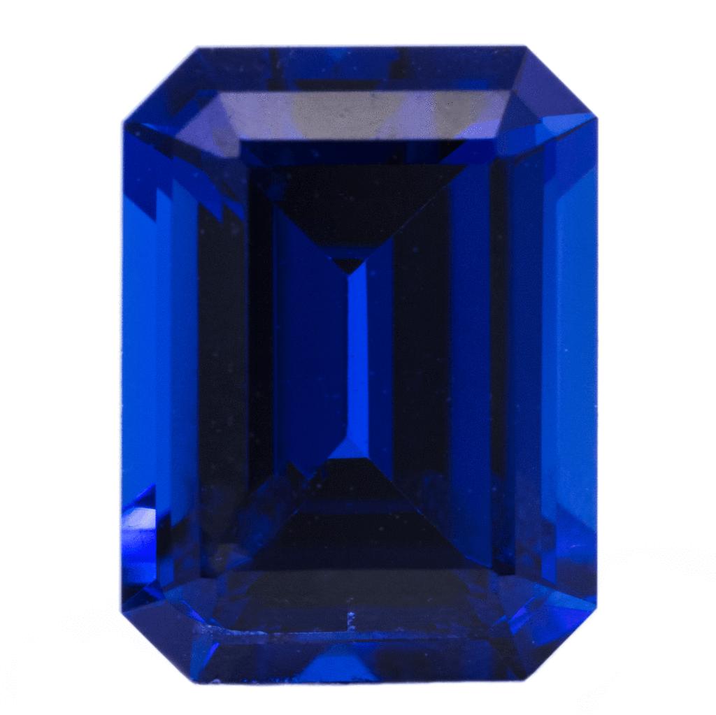 Emerald FAB Lab-Grown Blue Sapphire Gems-FIRE & BRILLIANCE