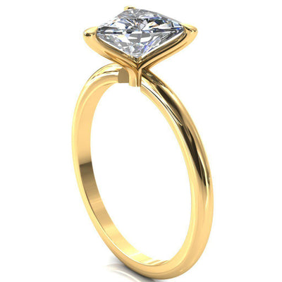 Gracey Trillion Moissanite 3-Claw Prong Engagement Ring-Custom-Made Jewelry-Fire & Brilliance ®