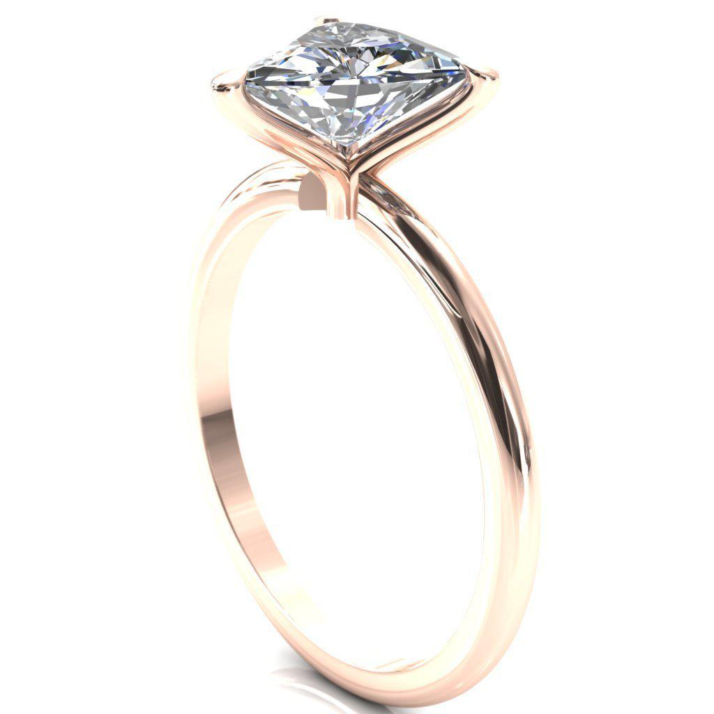 Gracey Trillion Moissanite 3-Claw Prong Engagement Ring-Custom-Made Jewelry-Fire & Brilliance ®