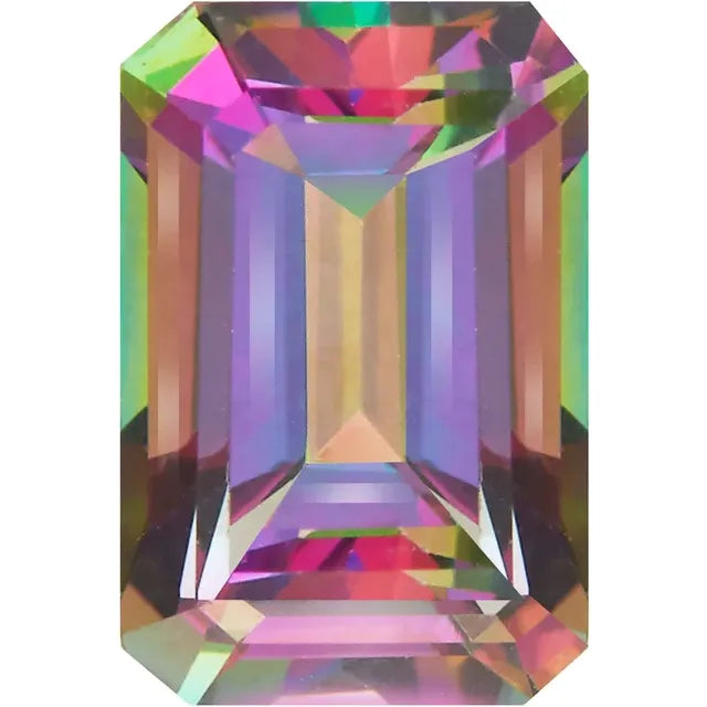 その他 Mystic Topaz Emerald Green Mystic Topaz Natural Gemstones – FIRE & BRILLIANCE