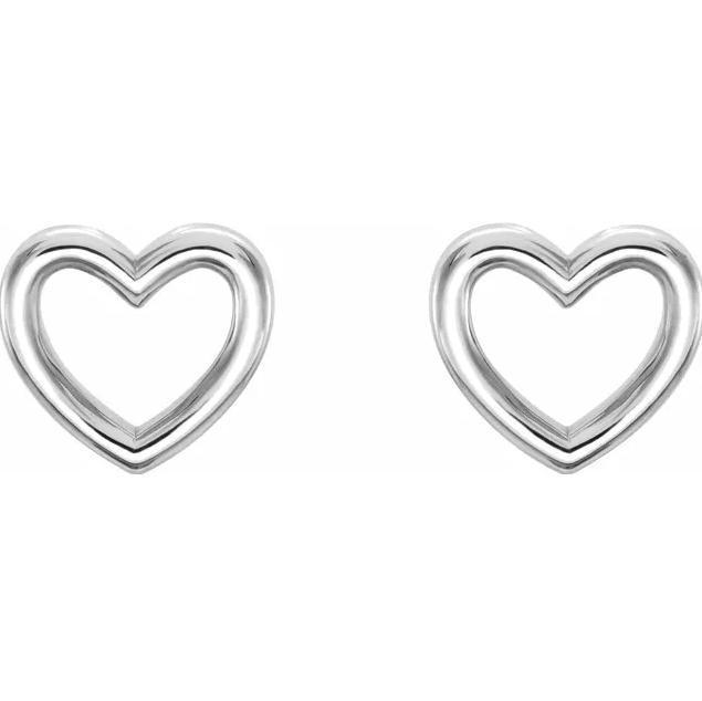 Heart Earrings-FIRE & BRILLIANCE