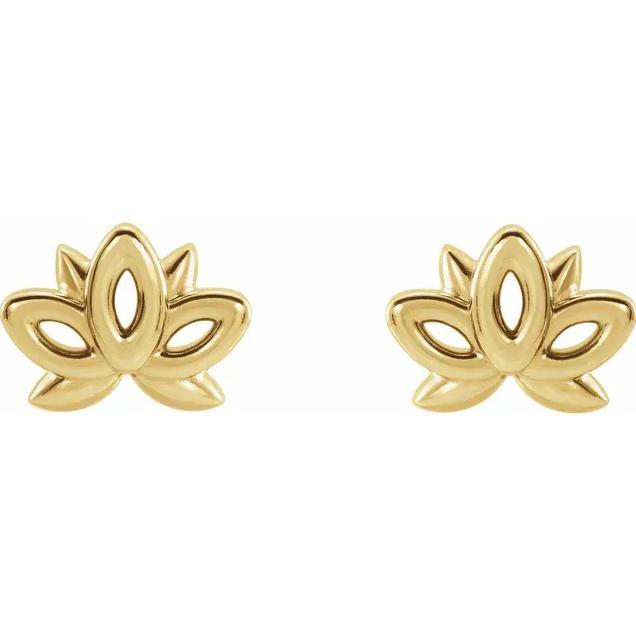 Lotus Earrings-FIRE & BRILLIANCE