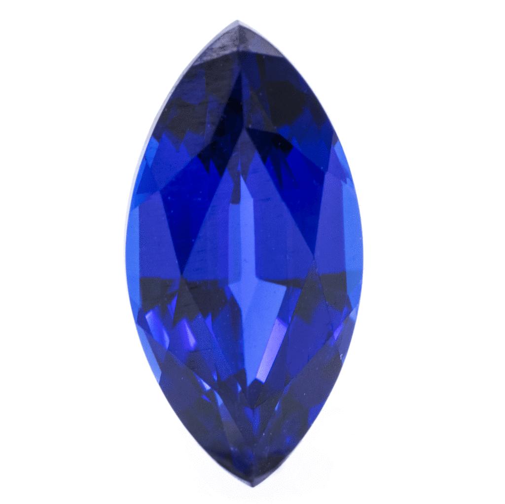 Marquise FAB Lab-Grown Blue Sapphire Gems-FIRE & BRILLIANCE