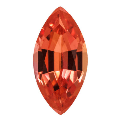 Marquise FAB Lab-Grown Padparadscha Sapphire Gems-FIRE & BRILLIANCE
