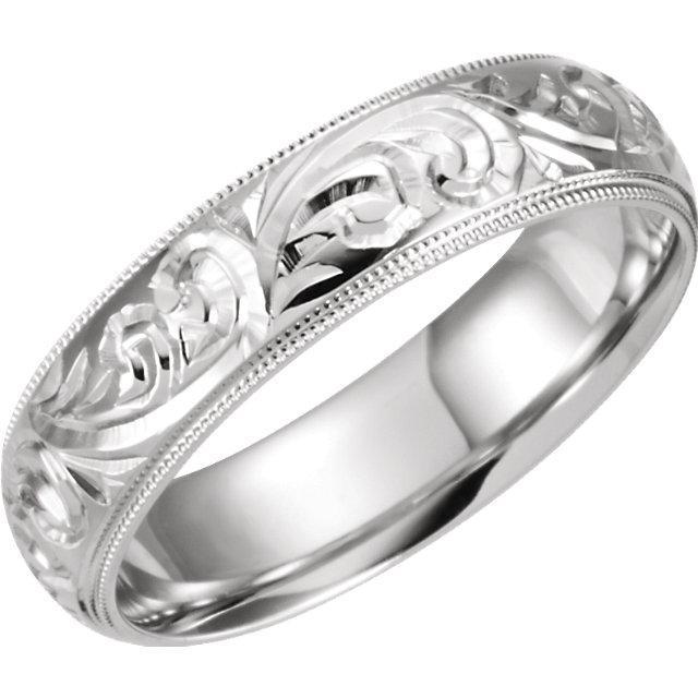 Matthew Design-Engraved Band-Wedding and Anniversary Bands-Fire & Brilliance ®