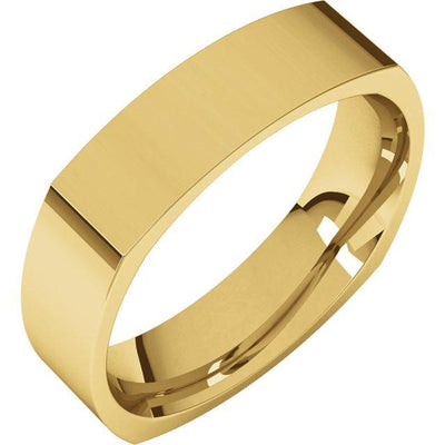 Matthew Square Comfort Fit Band-Wedding and Anniversary Bands-Fire & Brilliance ®