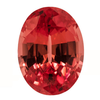 Oval Chatham Lab-Grown Padparadscha Sapphire Gems-Chatham Lab-Grown Gems-Fire & Brilliance ®