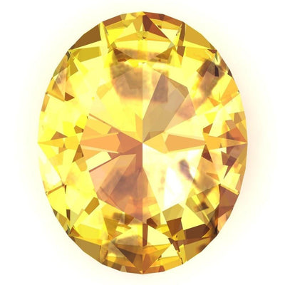 Oval Chatham Lab-Grown Yellow Sapphire Gems-Chatham Lab-Grown Gems-Fire & Brilliance ®