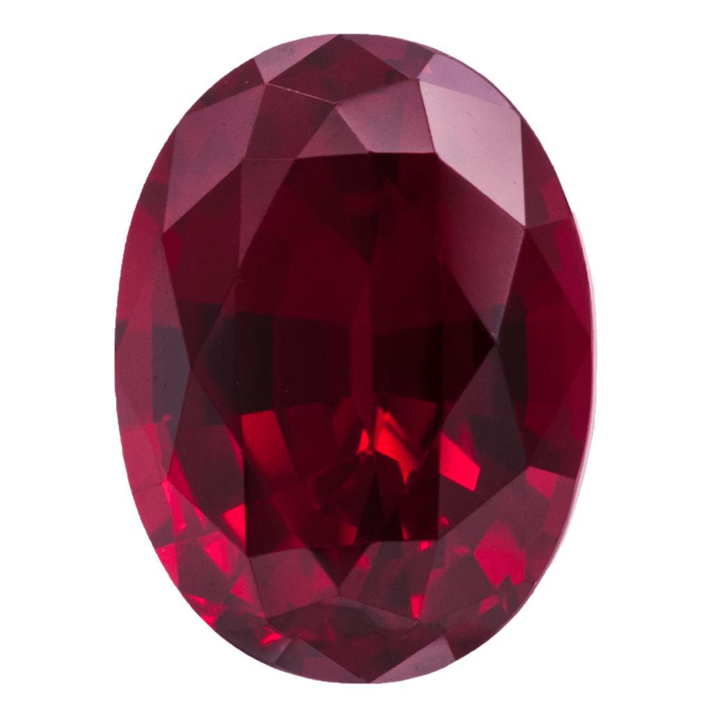 Oval Lab Ruby Oval FAB Lab-Grown Ruby Gems – FIRE & BRILLIANCE