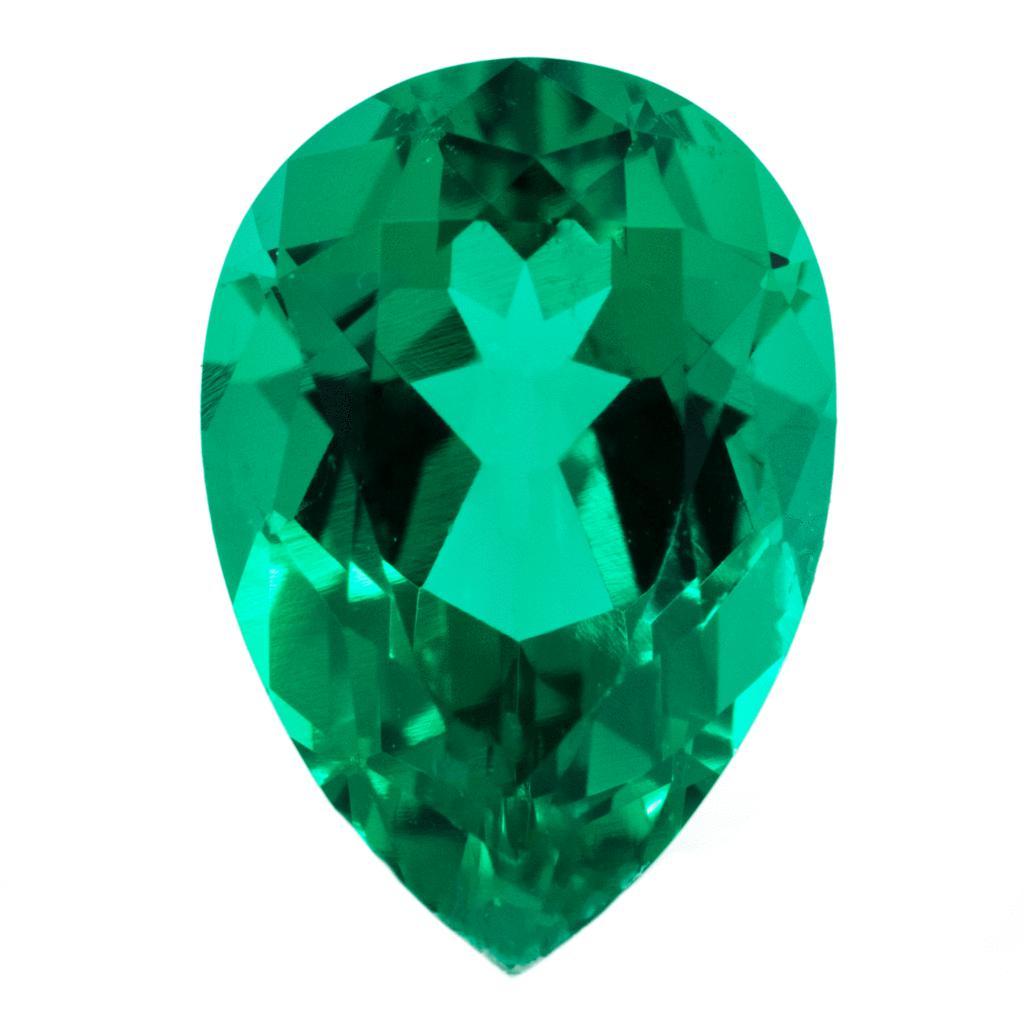 Pear FAB Lab-Grown Emerald Gems-FIRE & BRILLIANCE