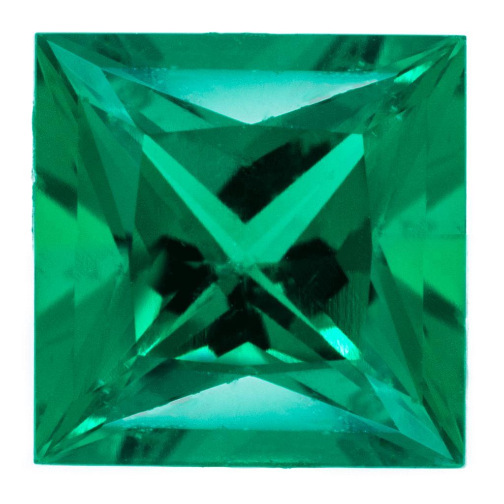 Princess Chatham Lab-Grown Emerald Gems-Chatham Lab-Grown Gems-Fire & Brilliance ®