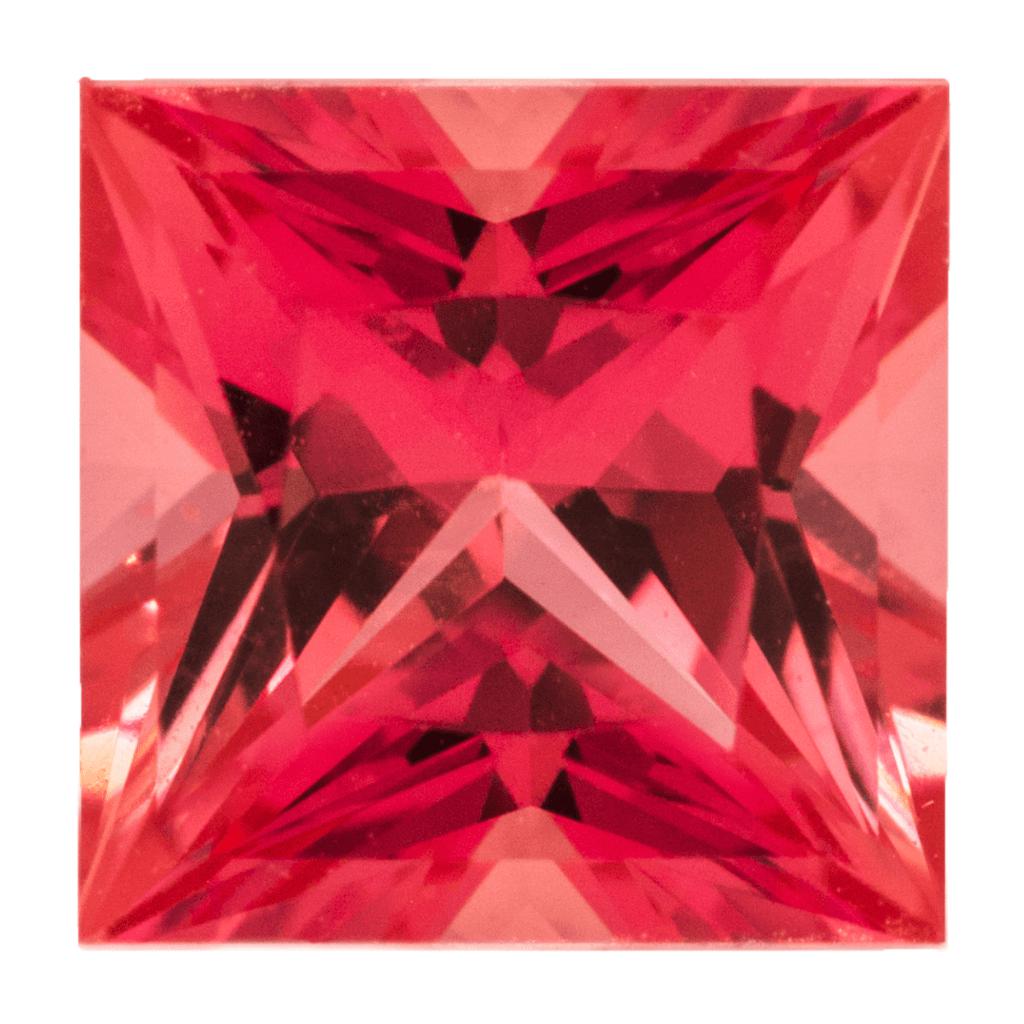 Princess Chatham Lab-Grown Padparadscha Sapphire Gems-Chatham Lab-Grown Gems-Fire & Brilliance ®