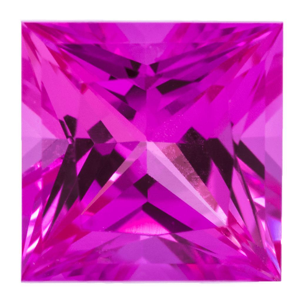 Princess FAB Lab-Grown Pink Sapphire Gems-FIRE & BRILLIANCE