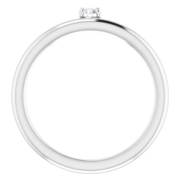Round 1/10 CT Gemstone Stackable Ring-FIRE & BRILLIANCE