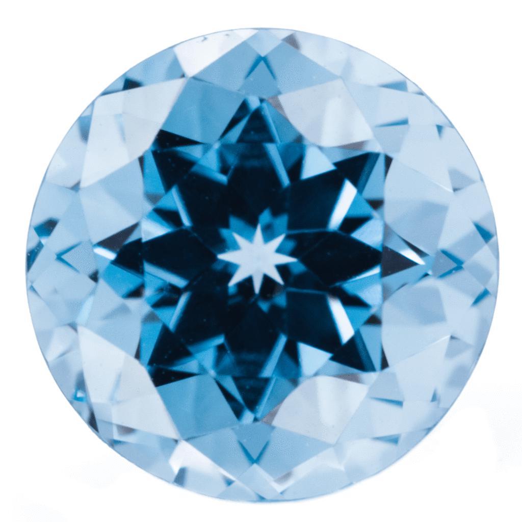 Round Chatham Lab-Grown Aqua Blue Spinel Gems – FIRE & BRILLIANCE