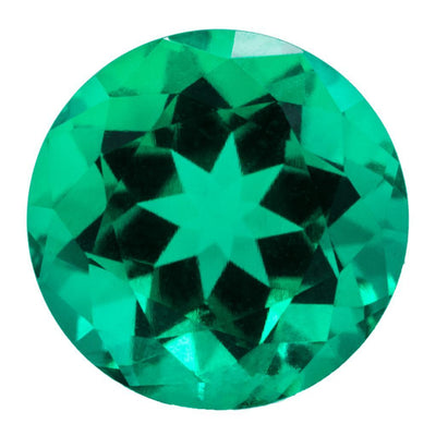 Round Chatham Lab-Grown Emerald Gems-Chatham Lab-Grown Gems-Fire & Brilliance ®