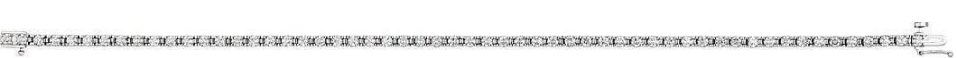 Round Moissanite or Diamond 4 Prongs Tennis Bracelet-Custom-Made Jewelry-Fire & Brilliance ®