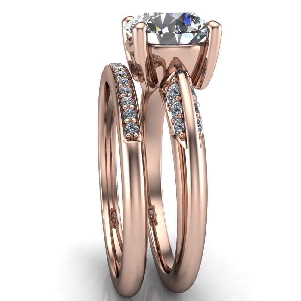 14k White Gold 2.2ct Quad Princess Cut Diamond Ring Invisible Set (K10) |  eBay